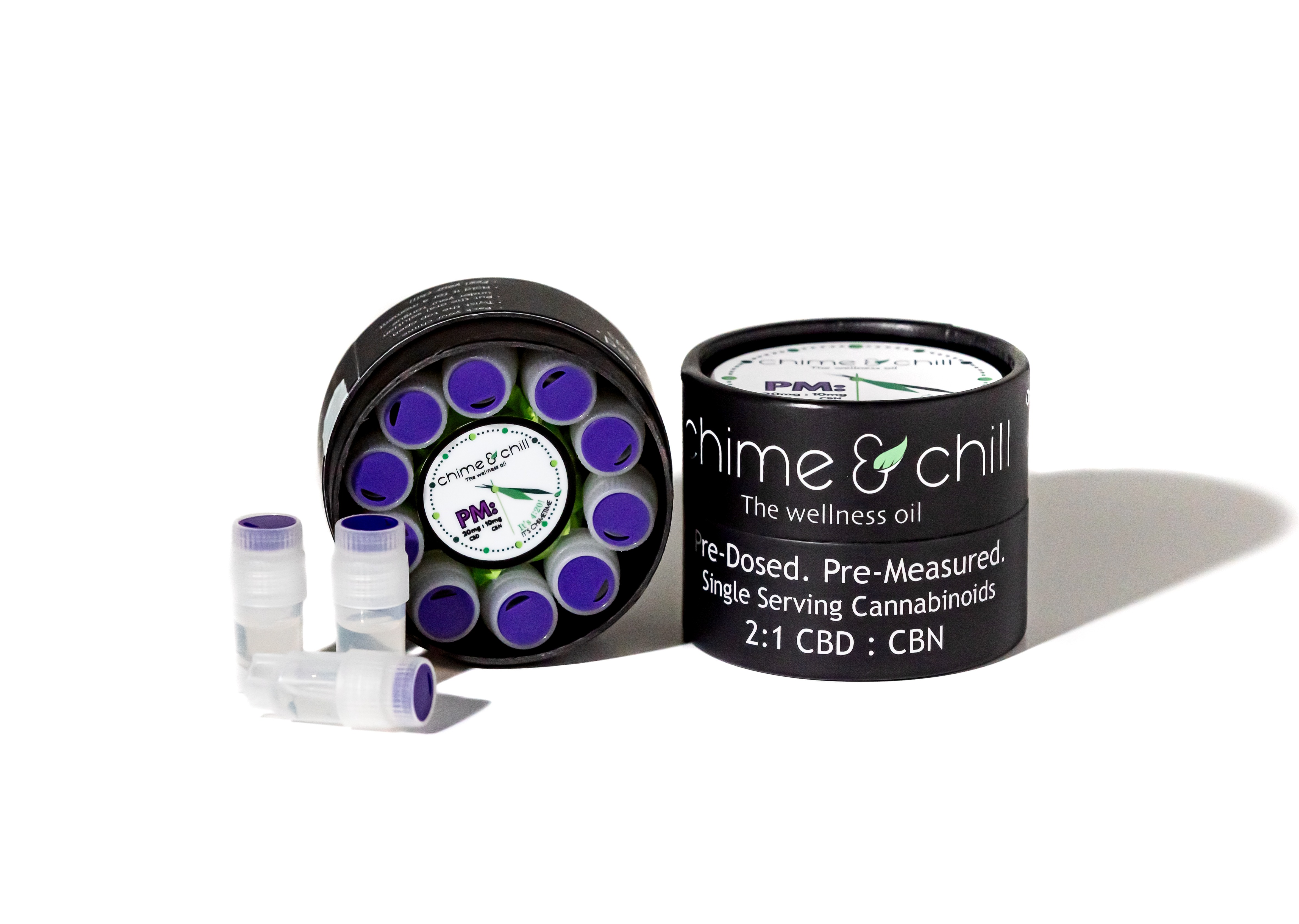 Photograph of product: Chime & Chill PM: Oral Solution CBD:CBN
