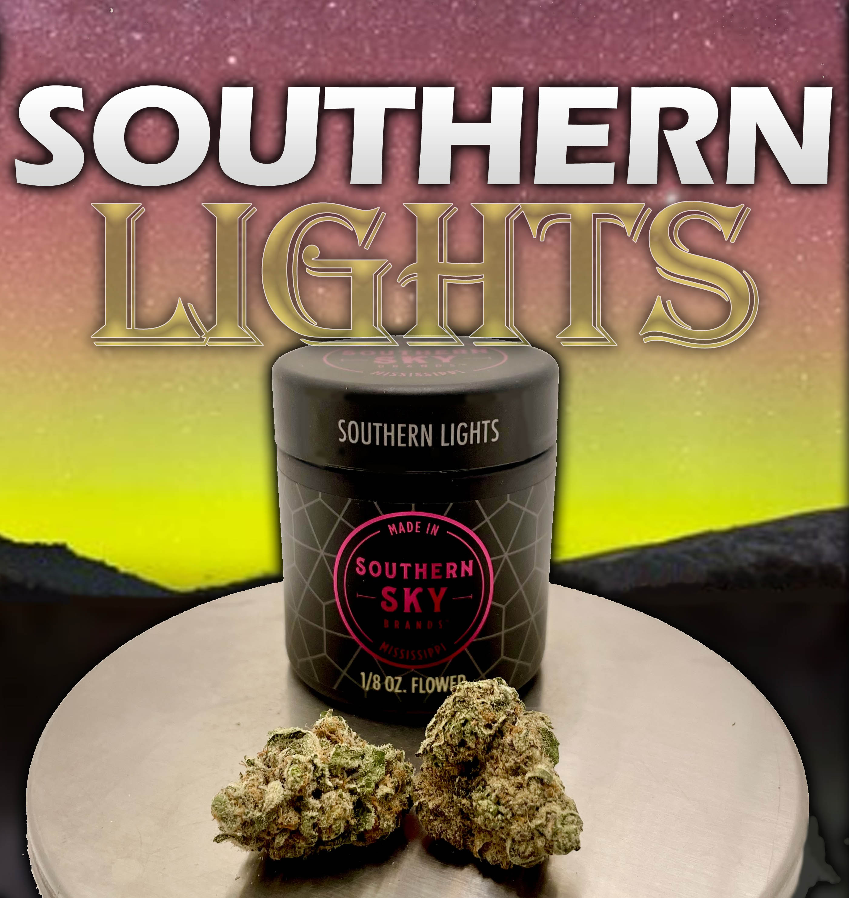 Photograph of product: Southern Lights | Flower Southern Sky | Tax Included - 3.5g