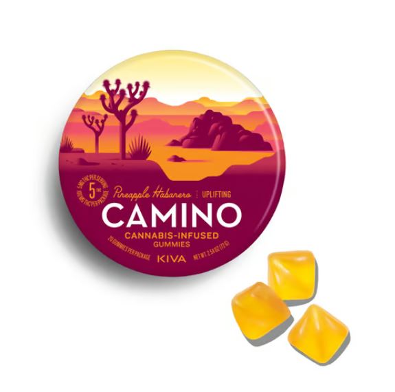 Photograph of Product: Pineapple Habaero Uplifting Gummies | 100mg