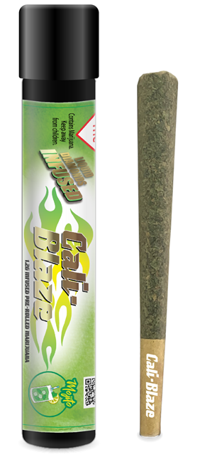 Photograph of product: Cali Blaze - Cinnamon Churro - Infused Pre Roll - 1.2g