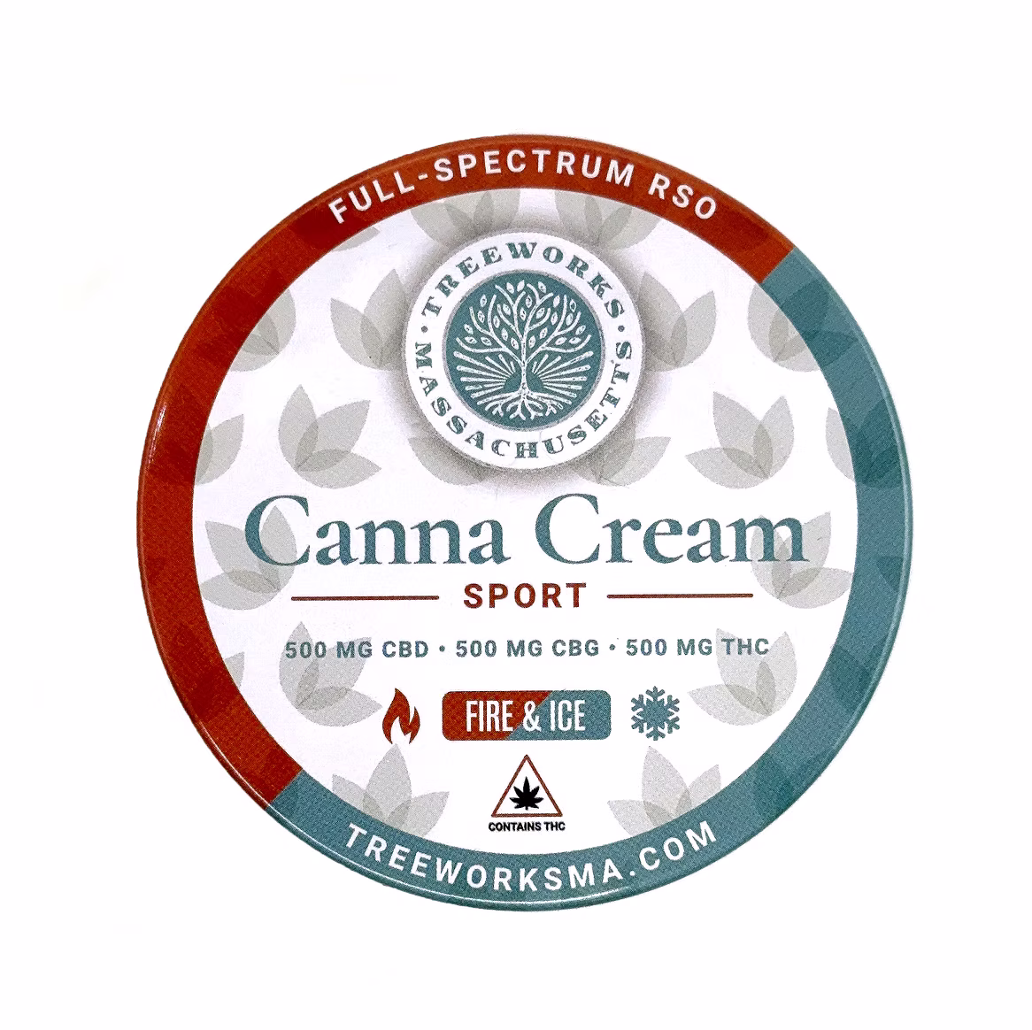 Photograph of product: Topical - Sport Canna Cream Full Spectrum RSO - 1:1:1 (TH-oui:CBD:CBG) - 2 FL. OZ.