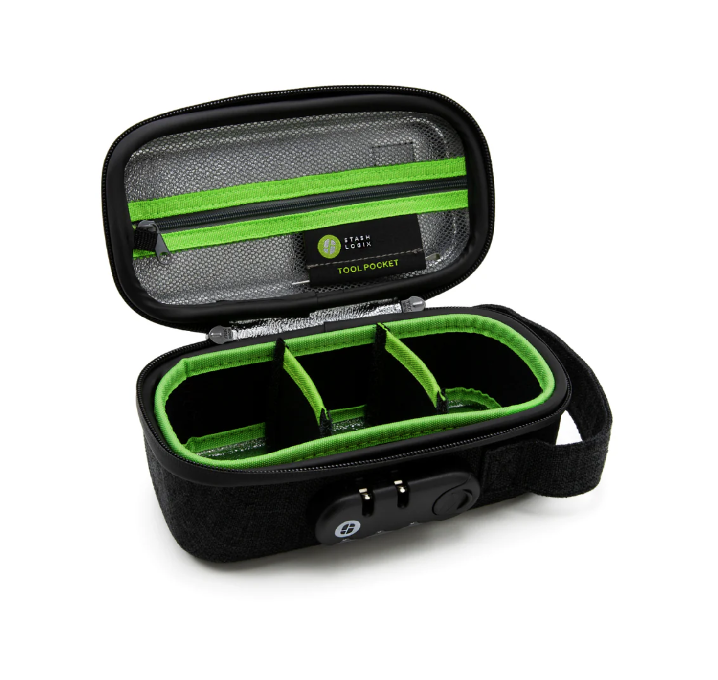 Photograph of product: Stashlogix | Silverton | Odor-Proof Case | Small | Black