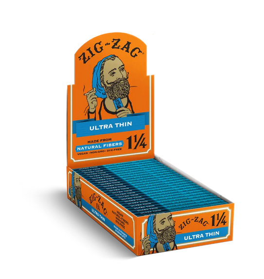 Photograph of product: Zig Zag - 1 1/4 Ultra Thin Rolling Papers