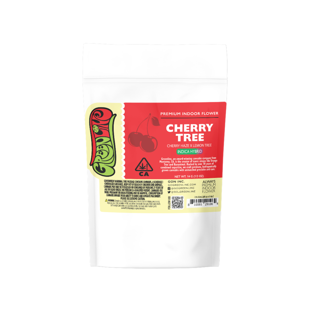Photograph of Product: Cherry Tree (S) 14g Half - Greenline Organics