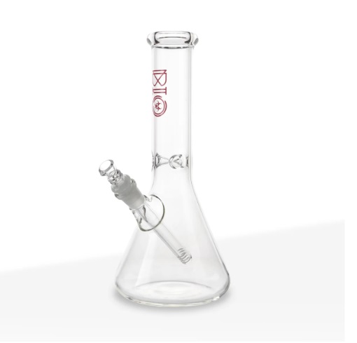 Photograph of product: BIO Glass Classic Beaker Water Pipe 12" - 14mm - Red