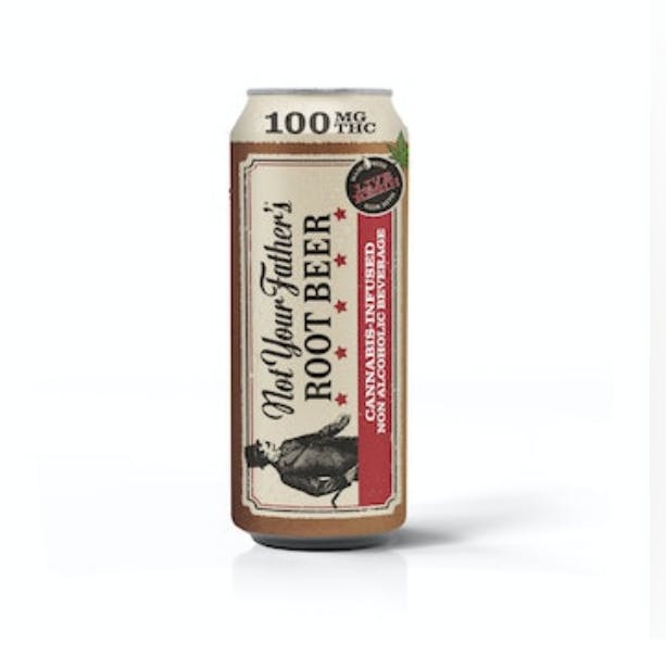 Photograph of product: Root Beer - 16oz Beverage 100mg