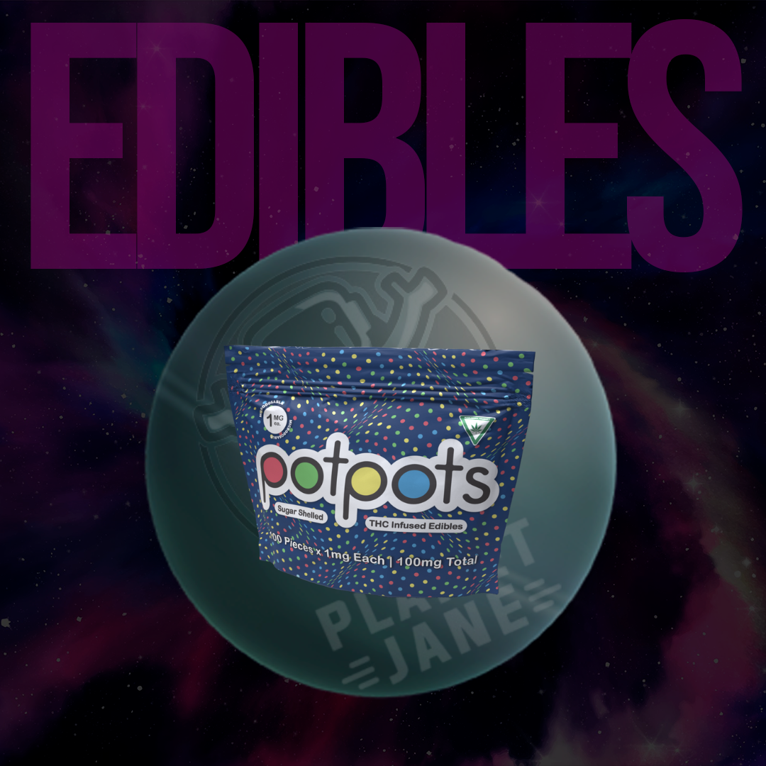 Photograph of product: Dream - 100mg PotPots - Dark Chocolate Candies
