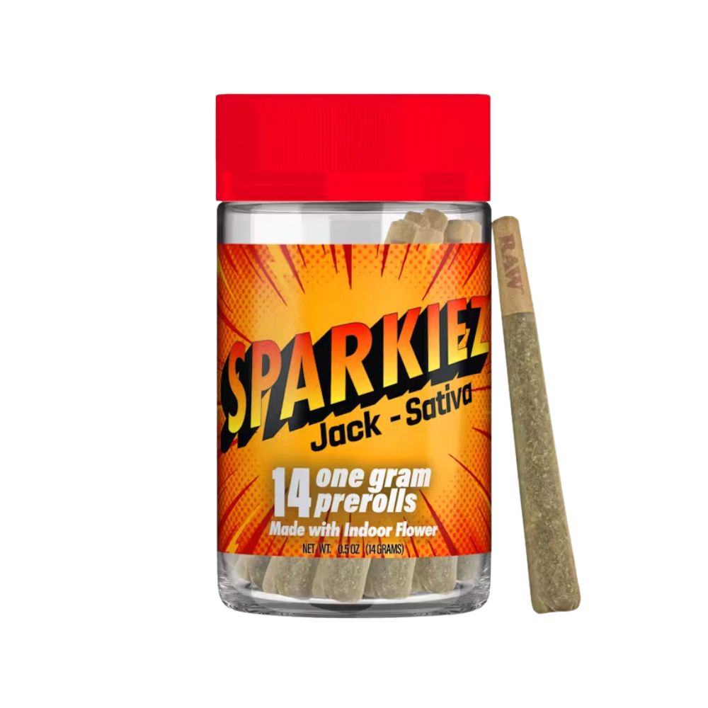 Photograph of product: Oui'd (14PK) PREROLLS - SPARKIEZ