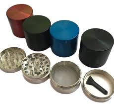 Photograph of product: 40mm Zinc 4pc Grinder Assorted Colors