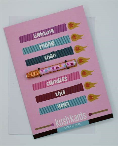 Photograph of product: Kush Kards - Birthday Candles