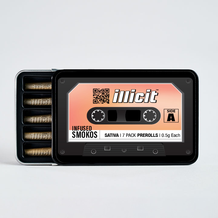 Photograph of product: Illicit- Oui'd- Infused Pre-Rolls 7pk