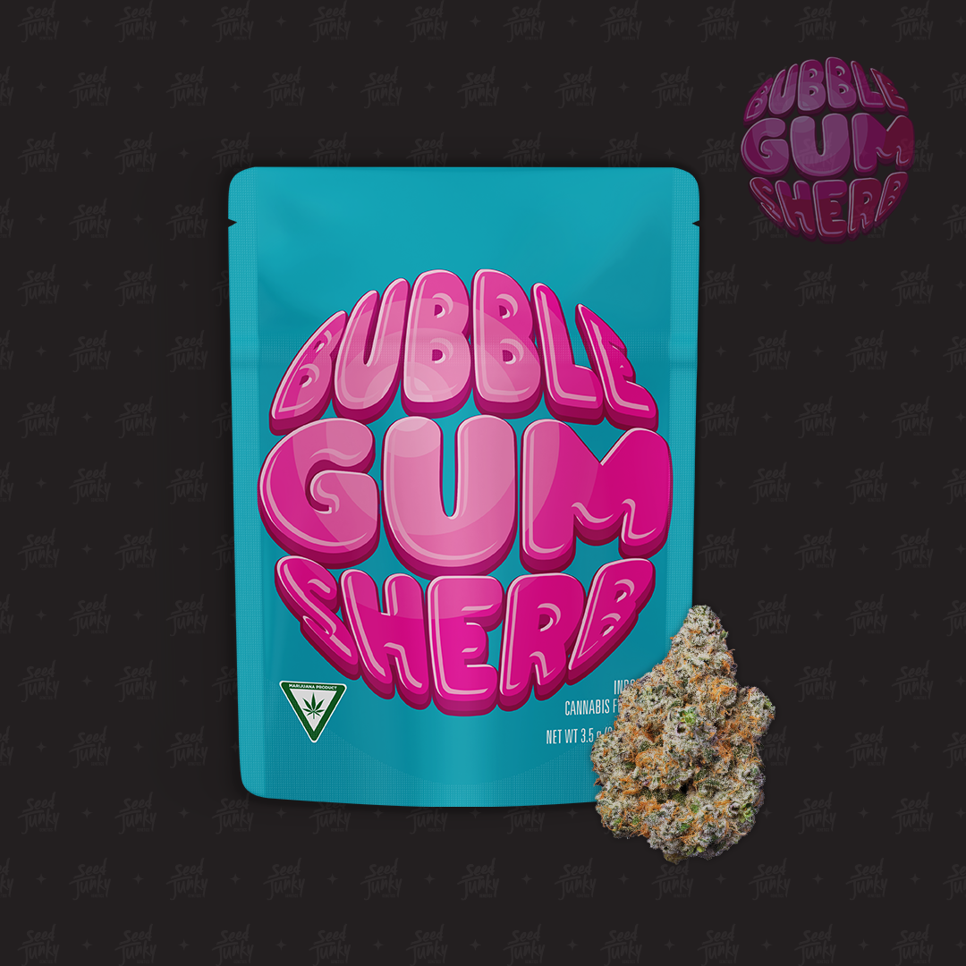 Photograph of product: Seed Junky Bubble Gum Sherb Pre-Packed - 3.5g