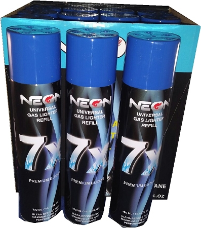 Photograph of product: Neon 7x Refined Premium Butane 300 ml