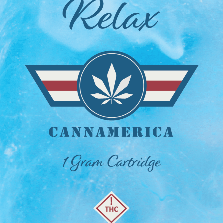 Photograph of product: CannAmerica Relax Terp Cartridge 1000