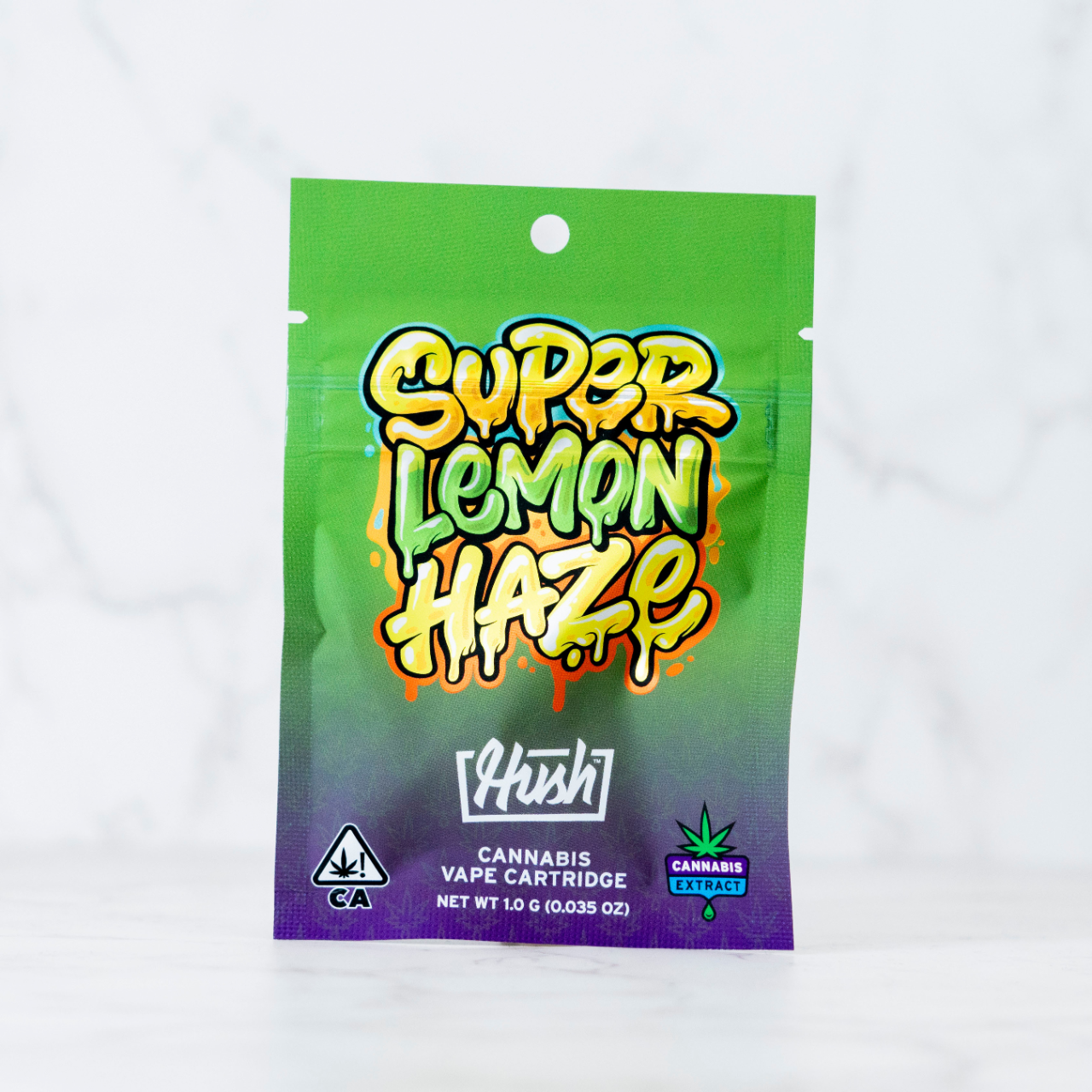 Photograph of product: Hush - Cartridge - Super Lemon Haze - 1G
