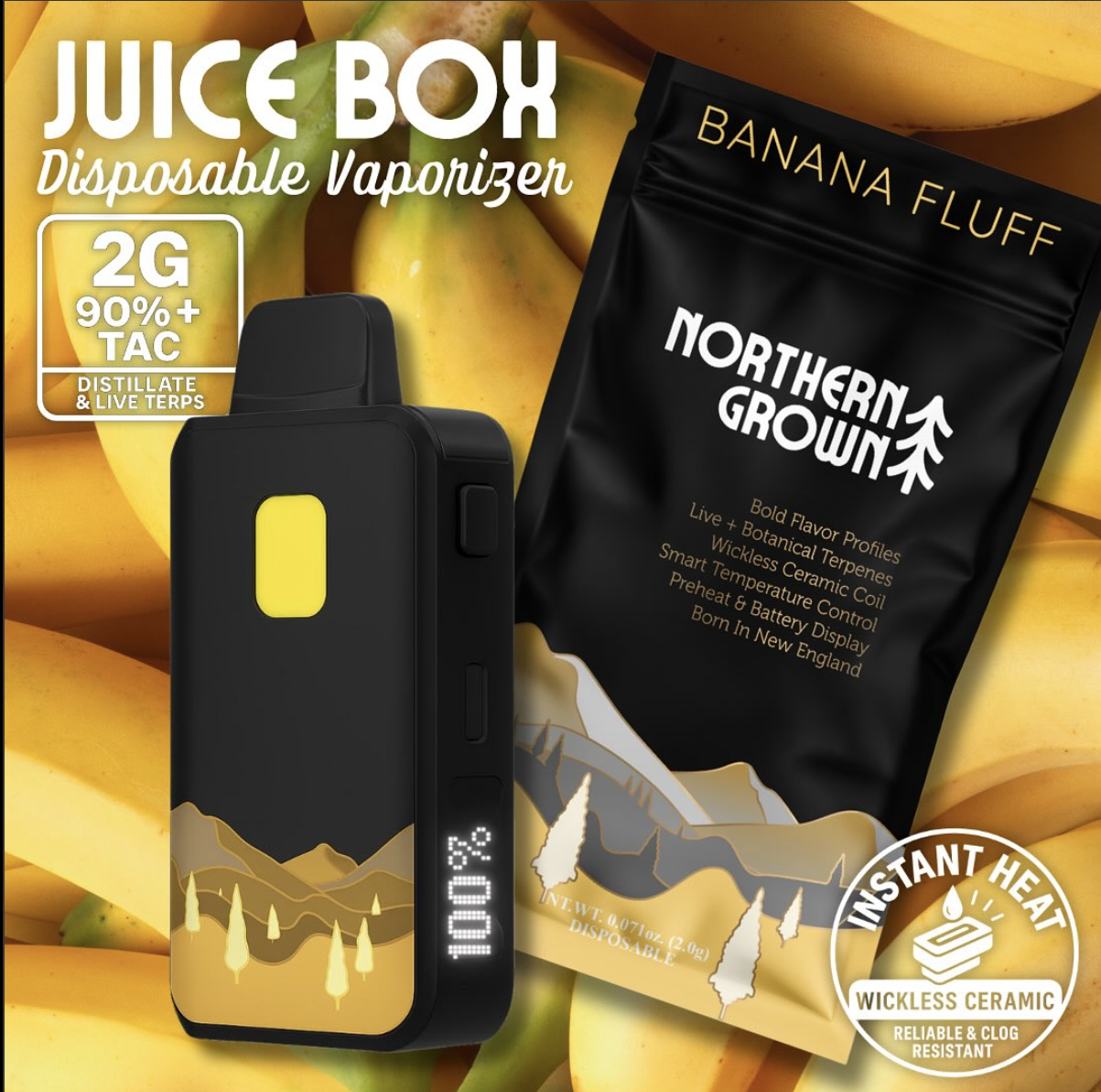 Photograph of product: Banana Fluff (Disposable) | 2g