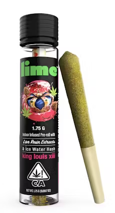 Photograph of product: 1.75g King Louis XIII Infused Preroll - Lime