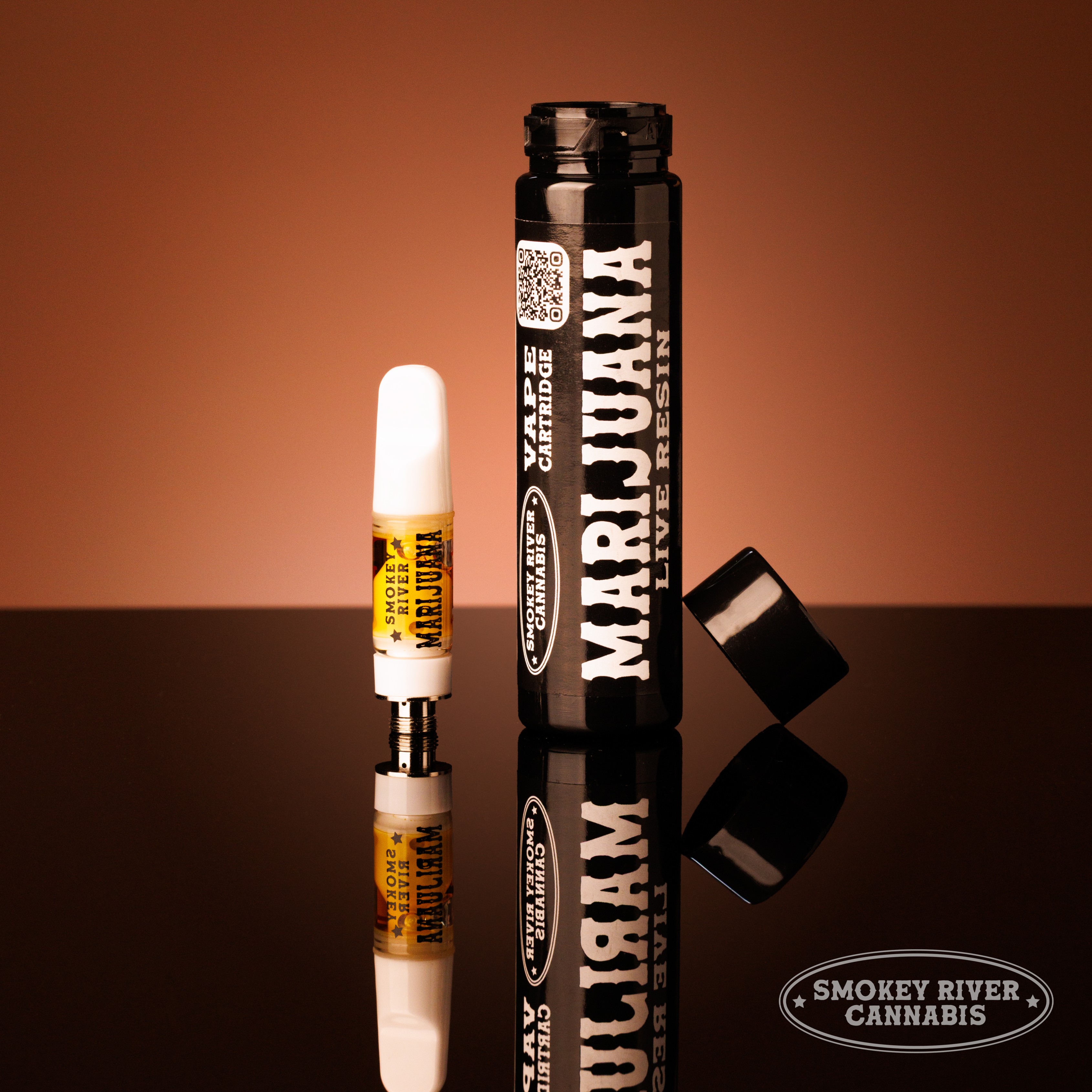 Photograph of product: Champaya x Blue Blockers - Smokey River Oui'd - 0.5g Live Resin Vape Cart