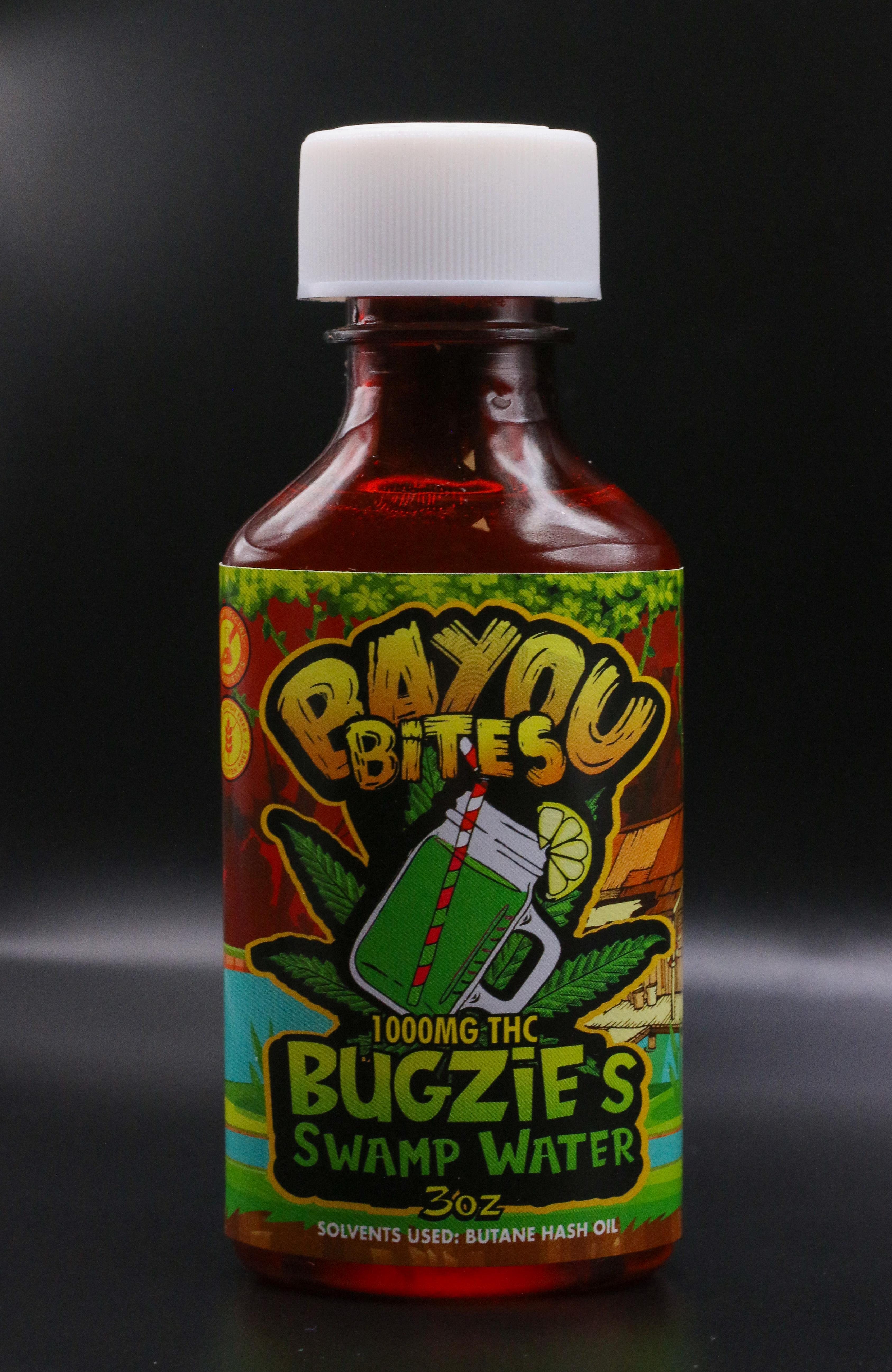 Photograph of product: Bugzie's Swamp Water Peach 1000mg