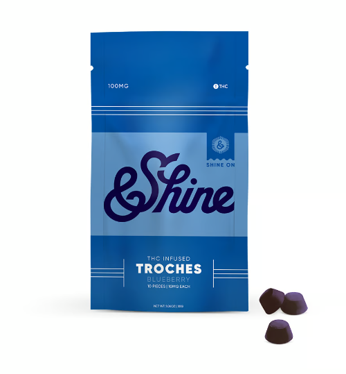 Photograph of product: 10ct/10mg Troches (Blueberry)