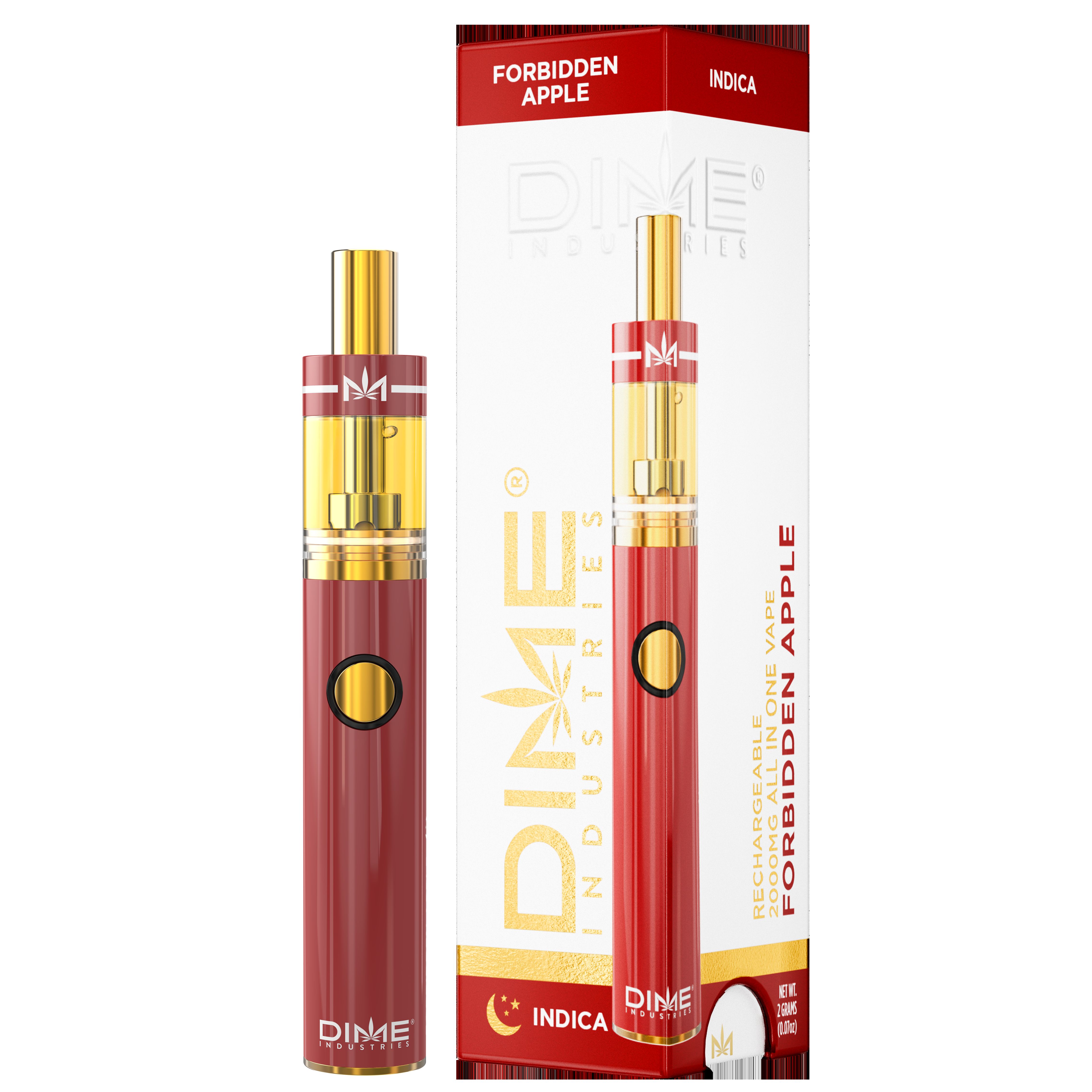 Photograph of product: DIME Signature Line 2g Vape Forbidden Apple