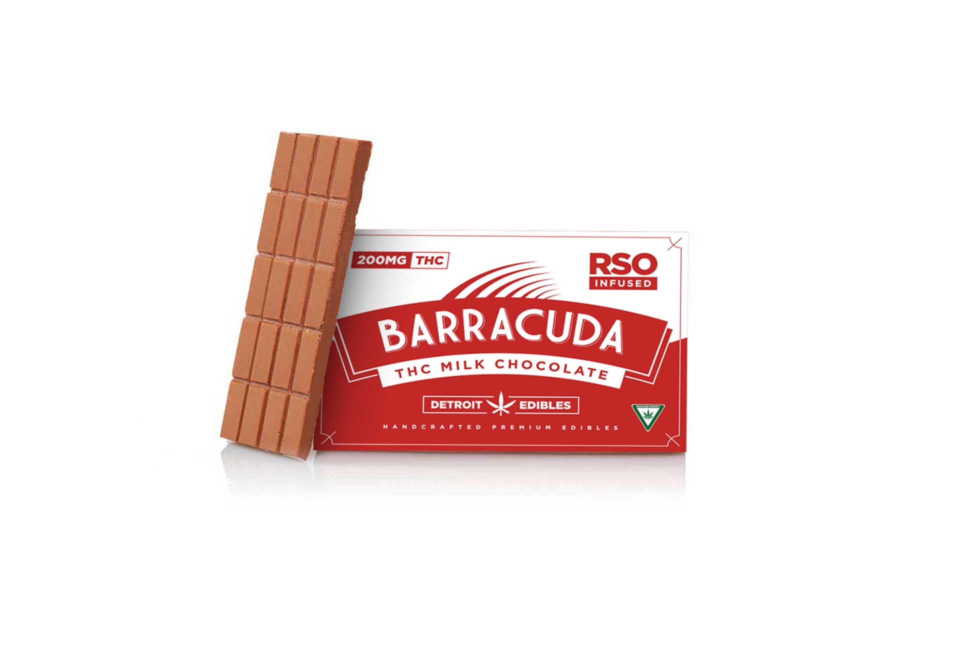 Photograph of product: BARRACUDA | Edible | Chocolate | RSO | Milk Chocolate | 200mg