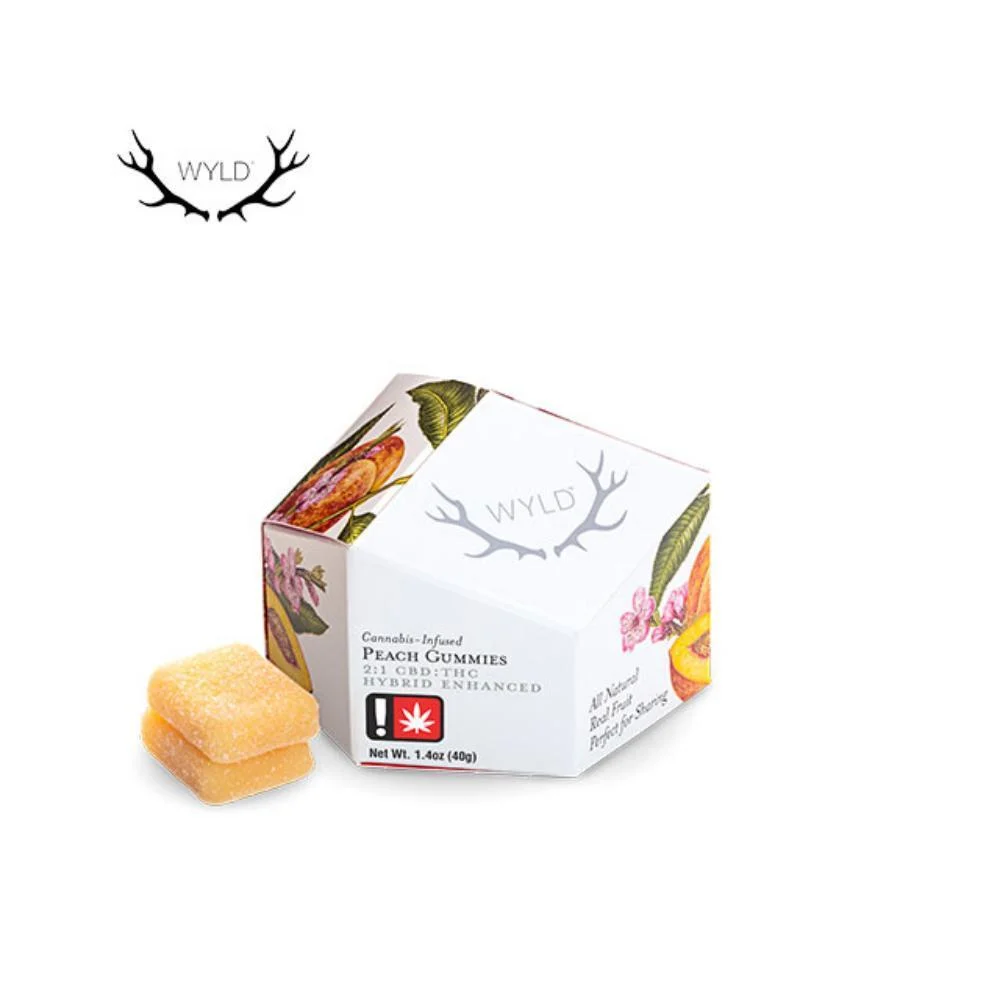 Photograph of product: Wyld - Peach 2-1 10pk
