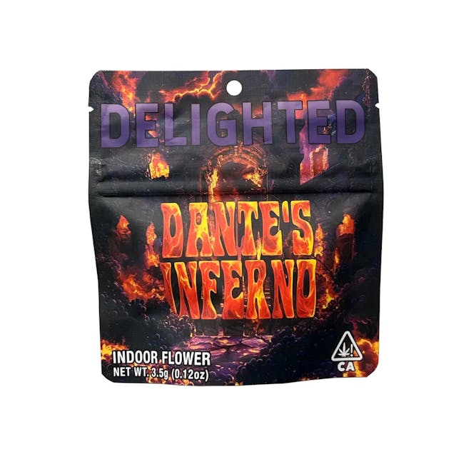 Photograph of product: Dante's Inferno Premium Flower - 3.5g - 