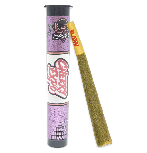 Photograph of product: Voyage Bloom Cherry Expo Pre Roll
