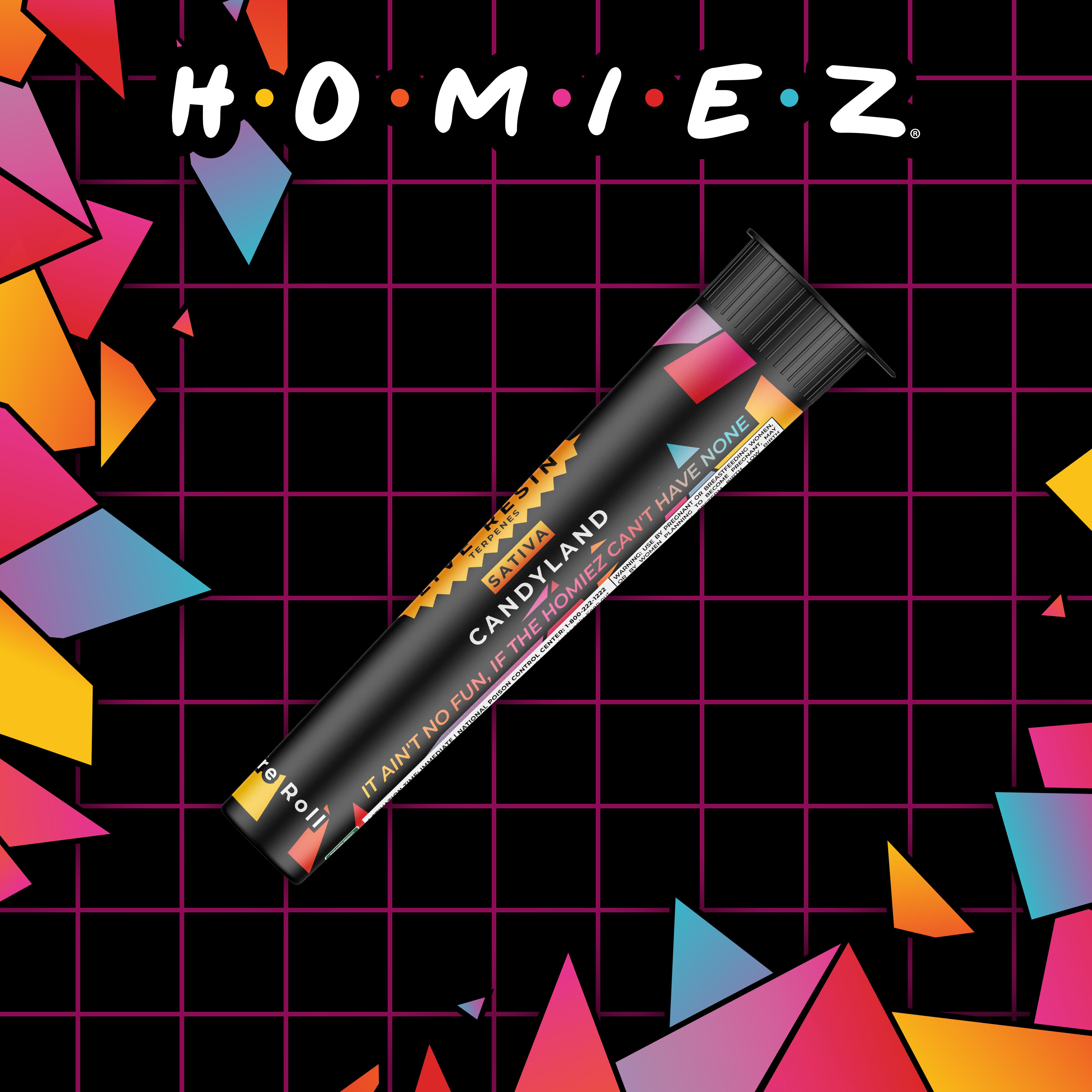 Photograph of product: Homiez - Candyland 1.3G Infused Pre-Roll
