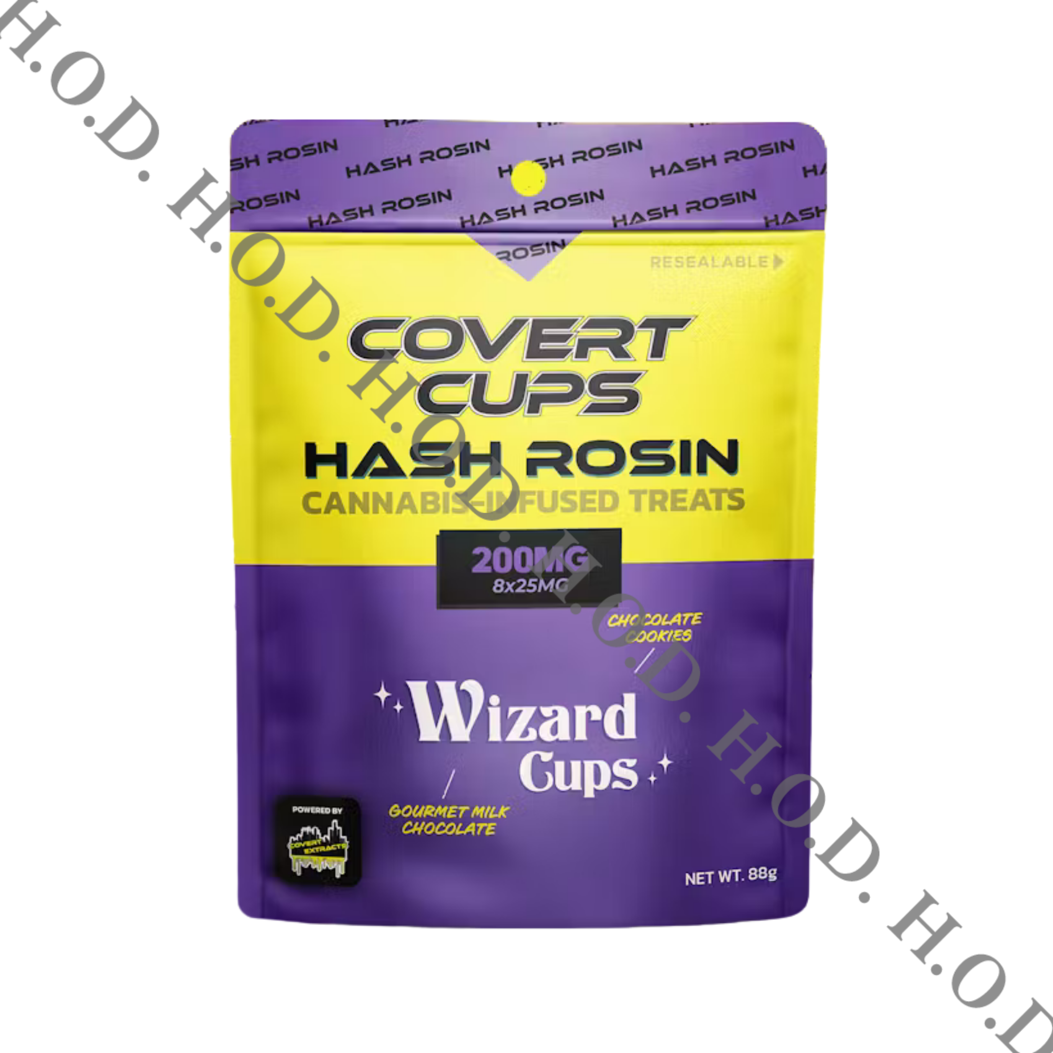 Photograph of product: Covert Cups Wizard au chocolat Rosin Chocolate Cups 200mg