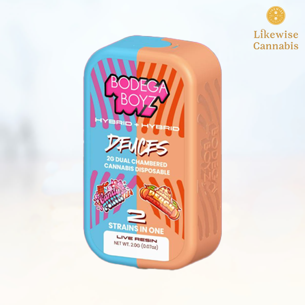 Photograph of product: CANDY FUNK X PEACH SHERBET 2G LIVE RESIN DUAL STRAIN DISPOSABLE