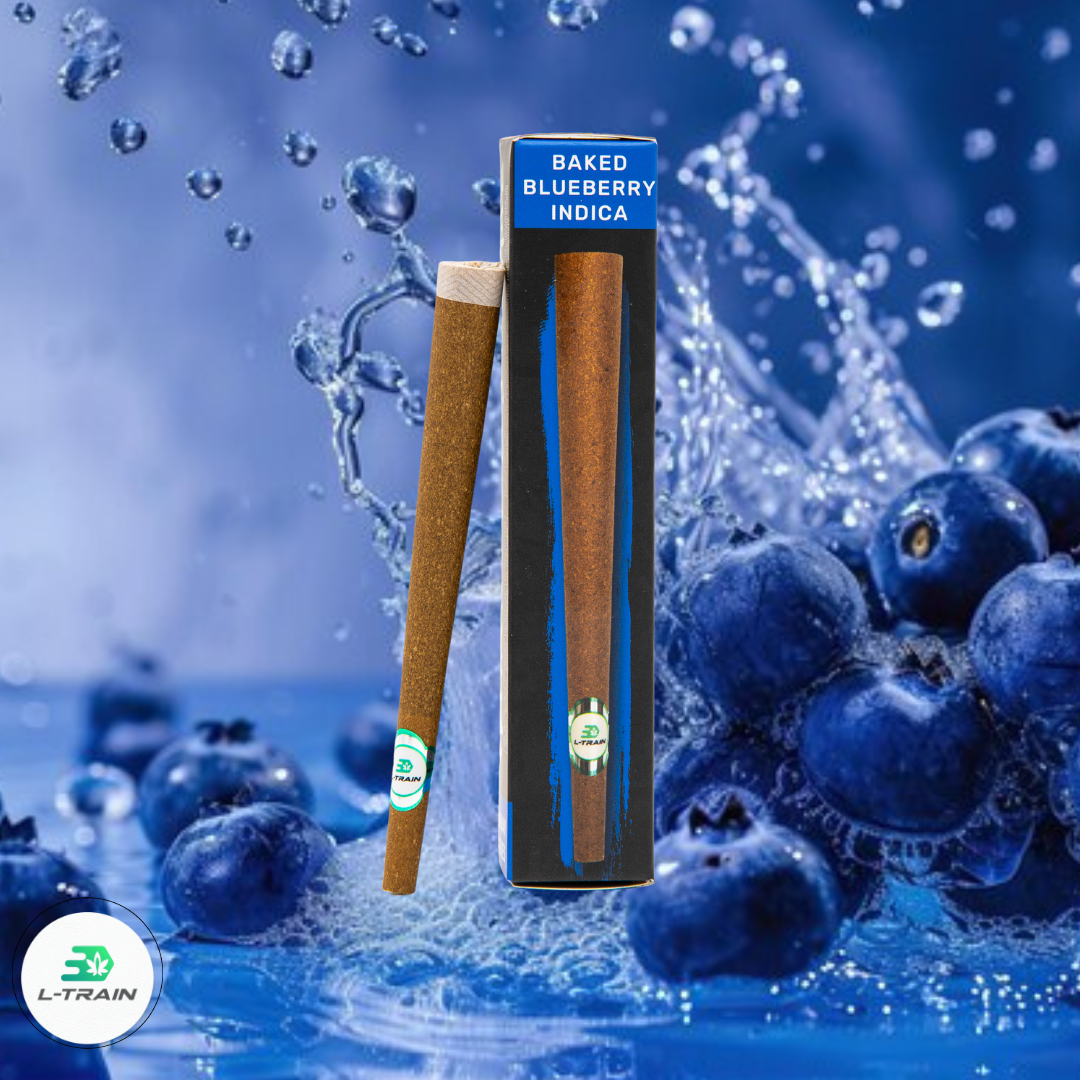 Photograph of product: LTrain Infused Blunt - Baked Blueberry