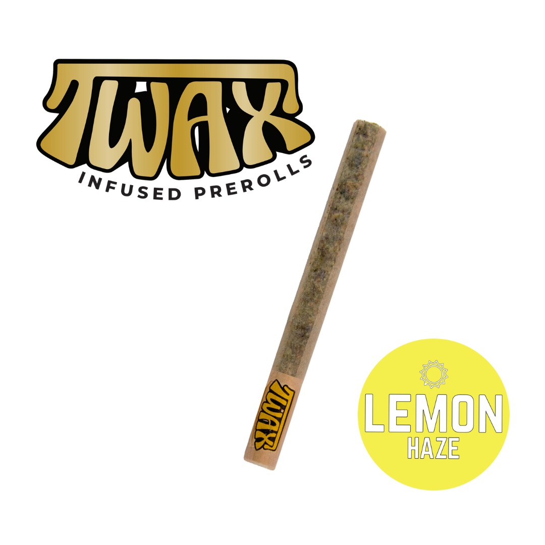 Photograph of product: Lemon Haze (S) - Infused Pre-Roll - 6pk - Twax - 3g