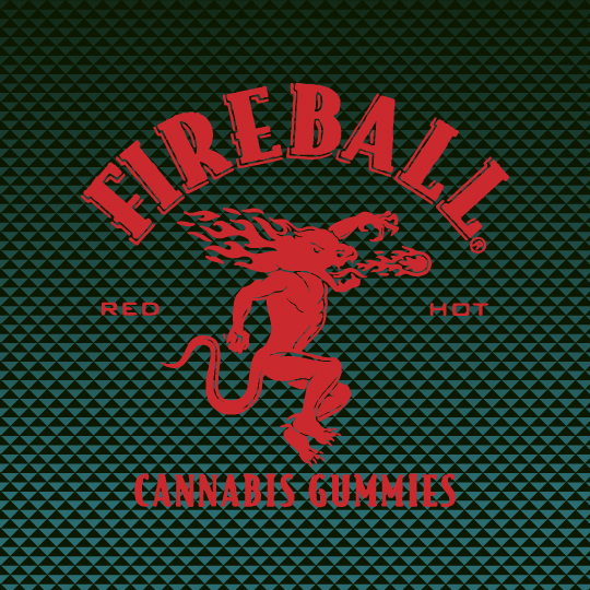 Photograph of product: Cinnamon 1:1:1 CBG 100 Gummy 1pc | Fireball