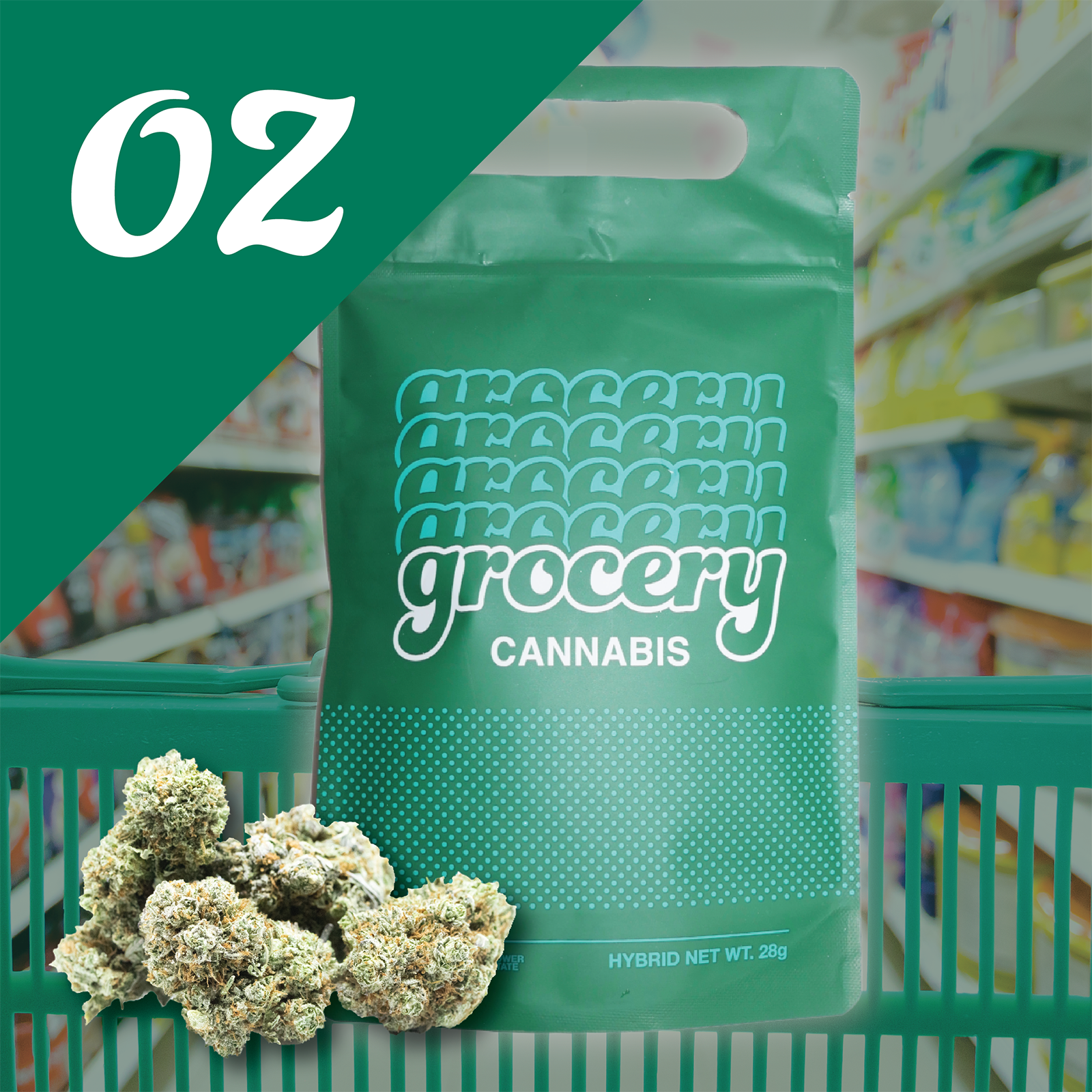 Photograph of product: Grocery | Space Rocks | Flower | Hybrid - 28g