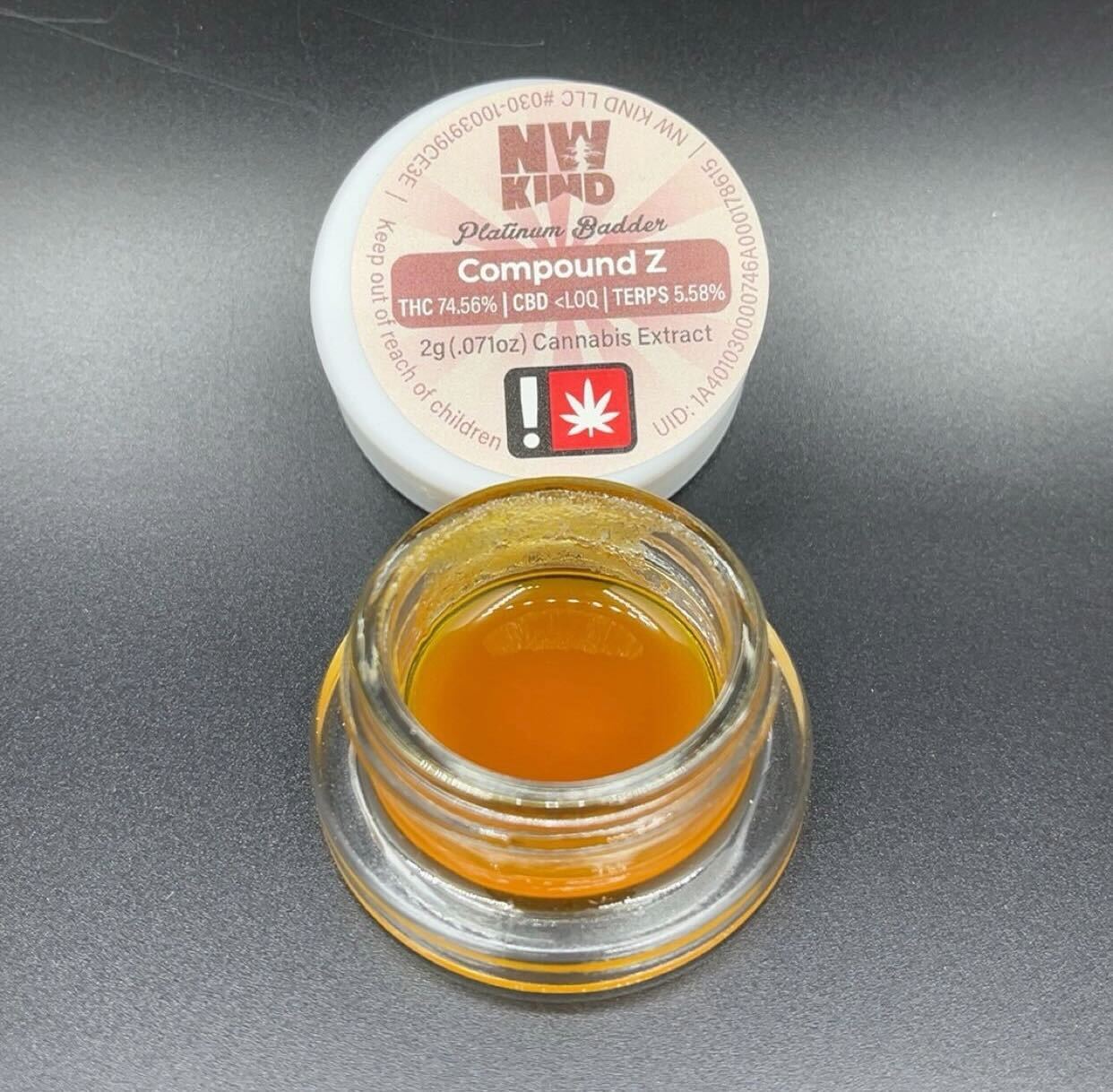 Photograph of product: Badder | Compound Z | 2g