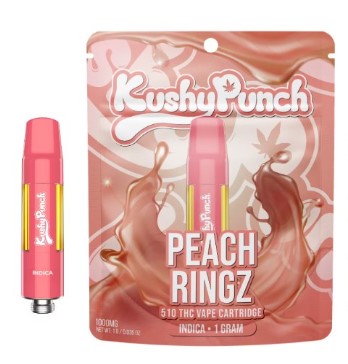 Photograph of product: PEACH RINGZ - 1G VAPE