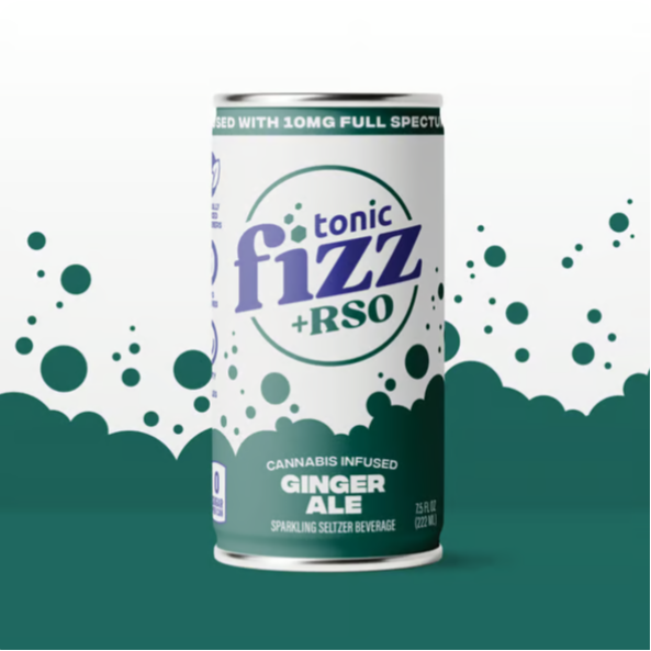Photograph of product: (Drink) Tonic Fizz | Ginger Ale RSO Infused (7.5oz) - Hybrid