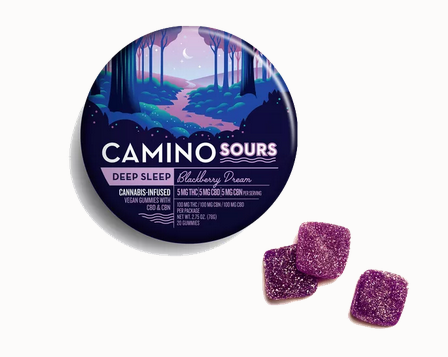 Photograph of product: Gummy - 100mg/20pc - Blackberry Dream 1:1:1 CBD:TH-oui:CBN "Deep Sleep"