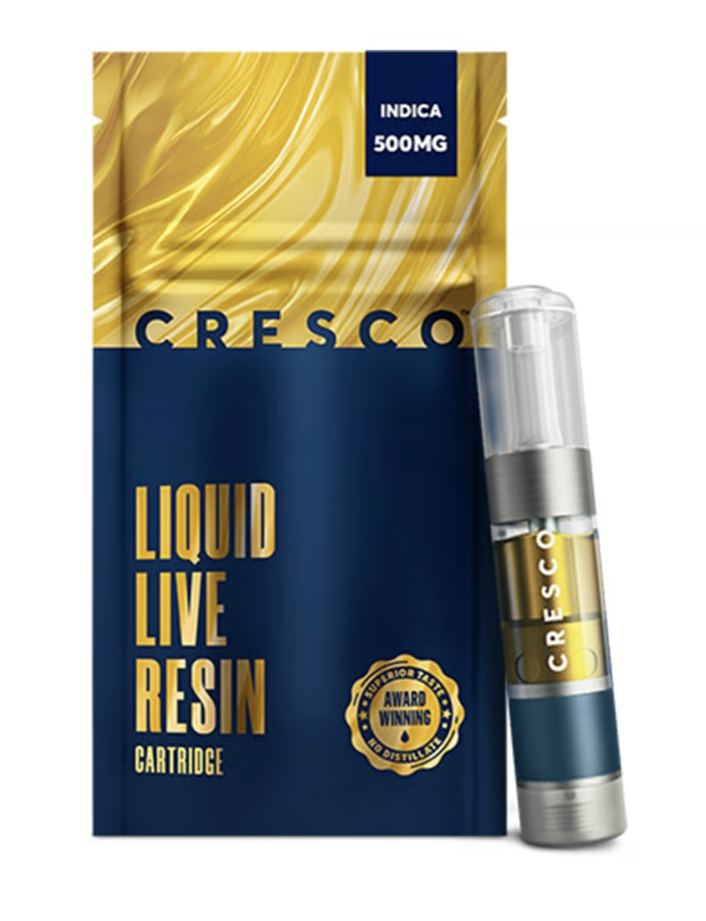Photograph of product: CRESCO INTERGALACTIC LIQUID LIVE RESIN CARTRIDGE .5G