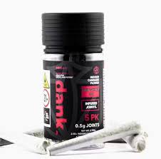 Photograph of product: Dank | Infused Pre-Rolls | Godfather OG | 5 Pack | 2.75g