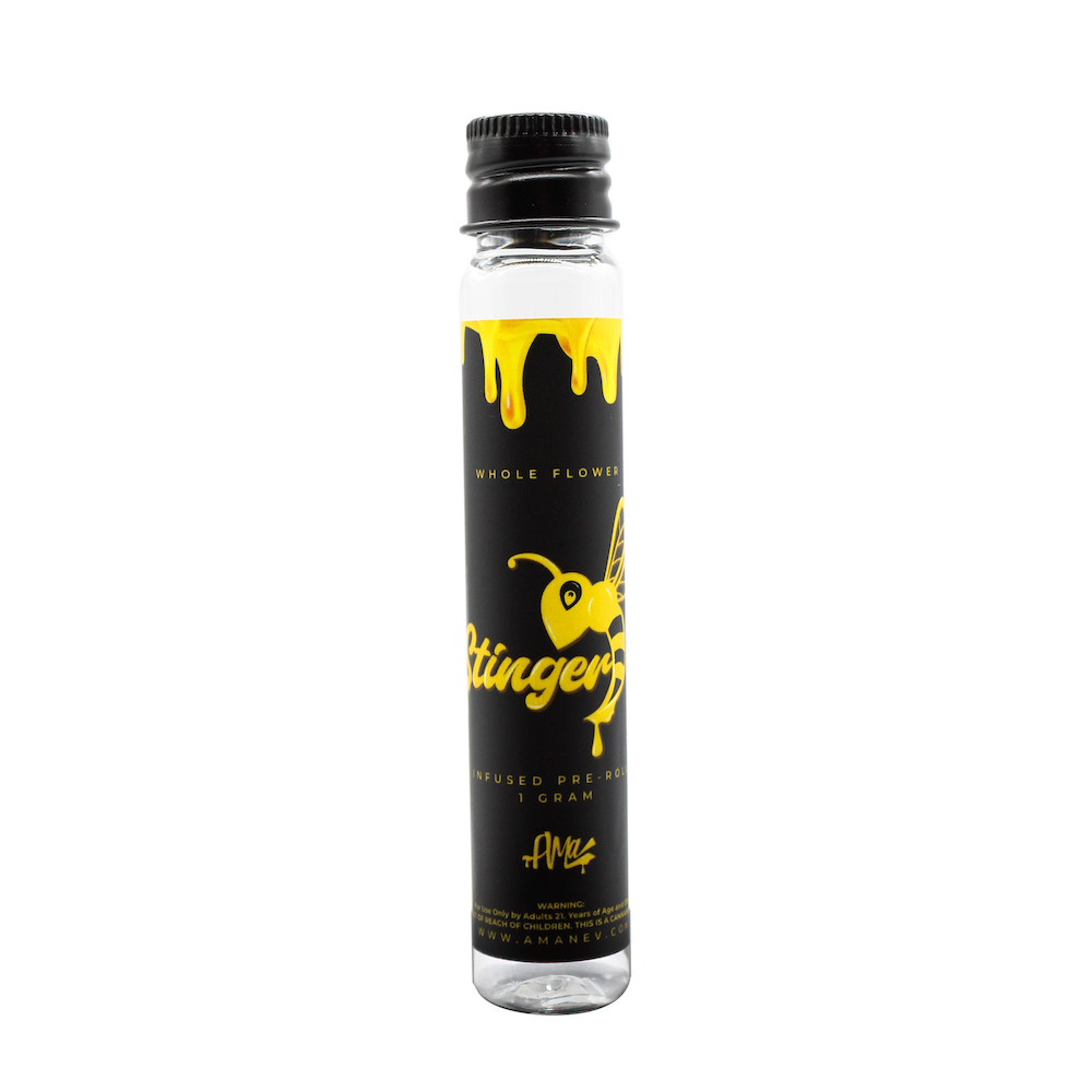 Photograph of Product: AMA Lemon Skunk Infused Pre-Roll 1g