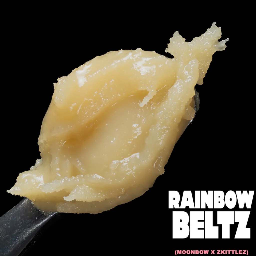 Photograph of product: RAINBOW BELTZ | PREMIUM LIVE ROSIN | 1G