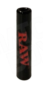 Photograph of product: Raw Black Glass Tips