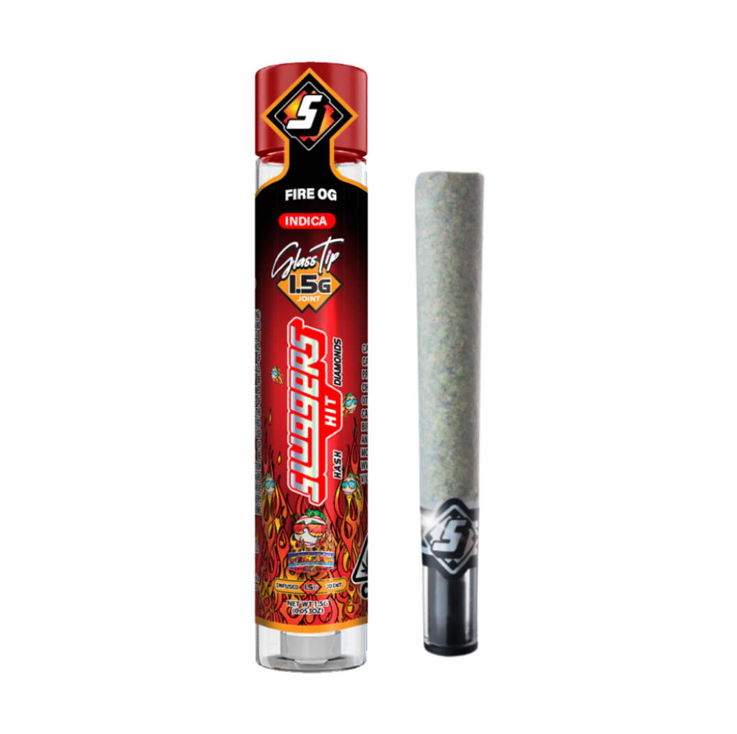 Photograph of product: SLUGGERS - INFUSED PREROLL - - Oui'd - FIRE OG
