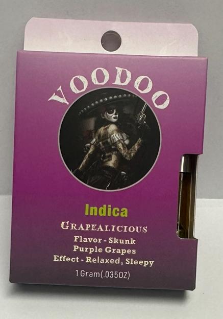 Photograph of product: Voodoo | Grapealicious Live Resin Terpene 510 Cart