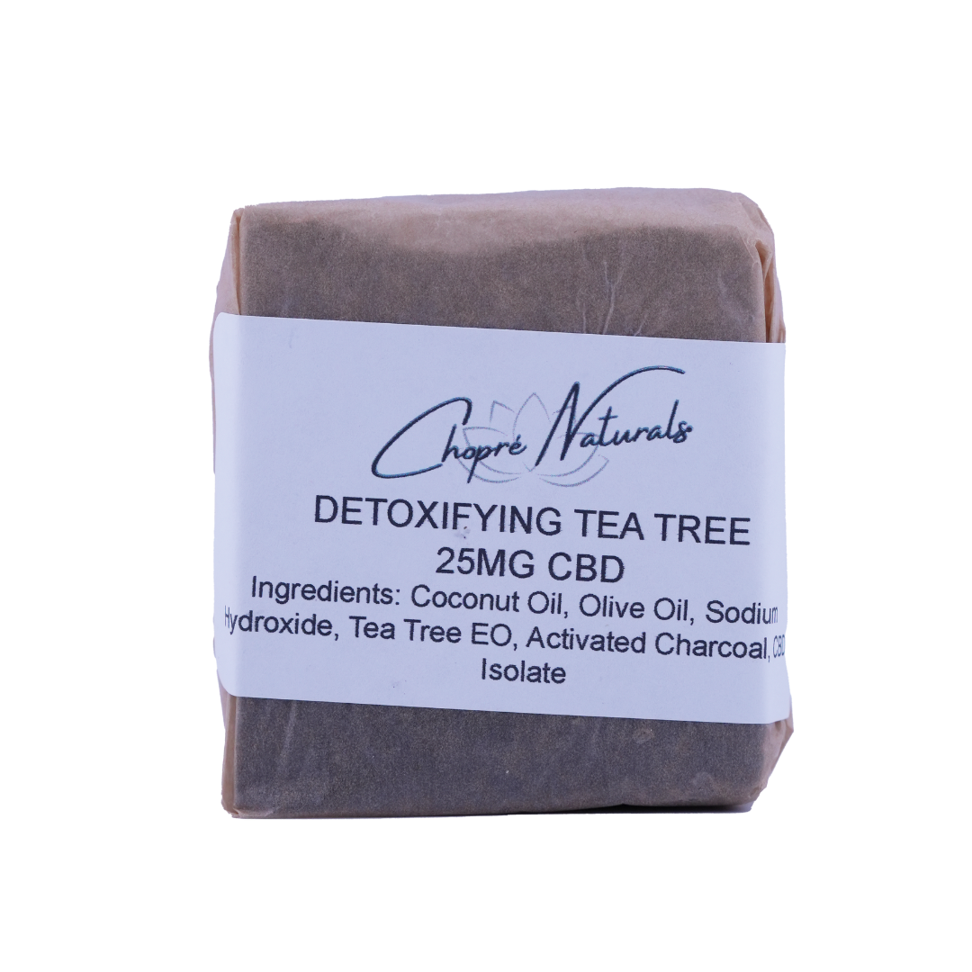Photograph of product: Detoxifying Tea Tree x Activated Charcoal - 25mg Soap