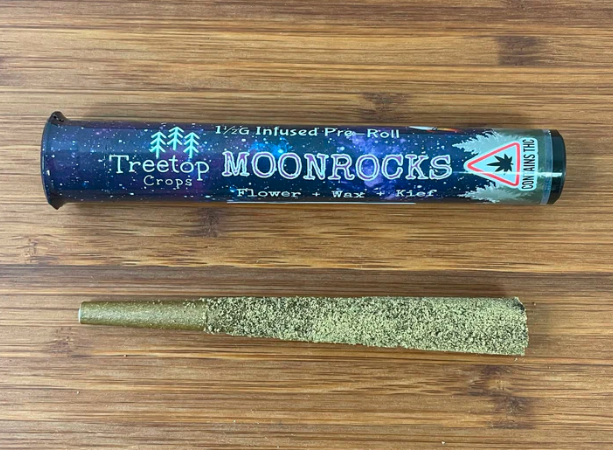 Photograph of product: London Poundcake x Diablo OG x Apes in Space | Oui'd | Moonrock Pre-Roll