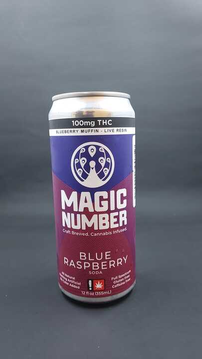 Photograph of product: Soda 12oz Blue Raspberry (MAGIC NUMBER)